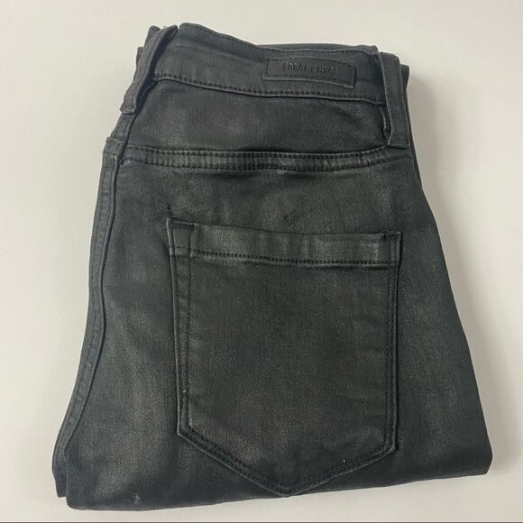 Blank NYC The Mercer Coated Super Skinny in Spartacus Black 25 - Picture 3 of 7